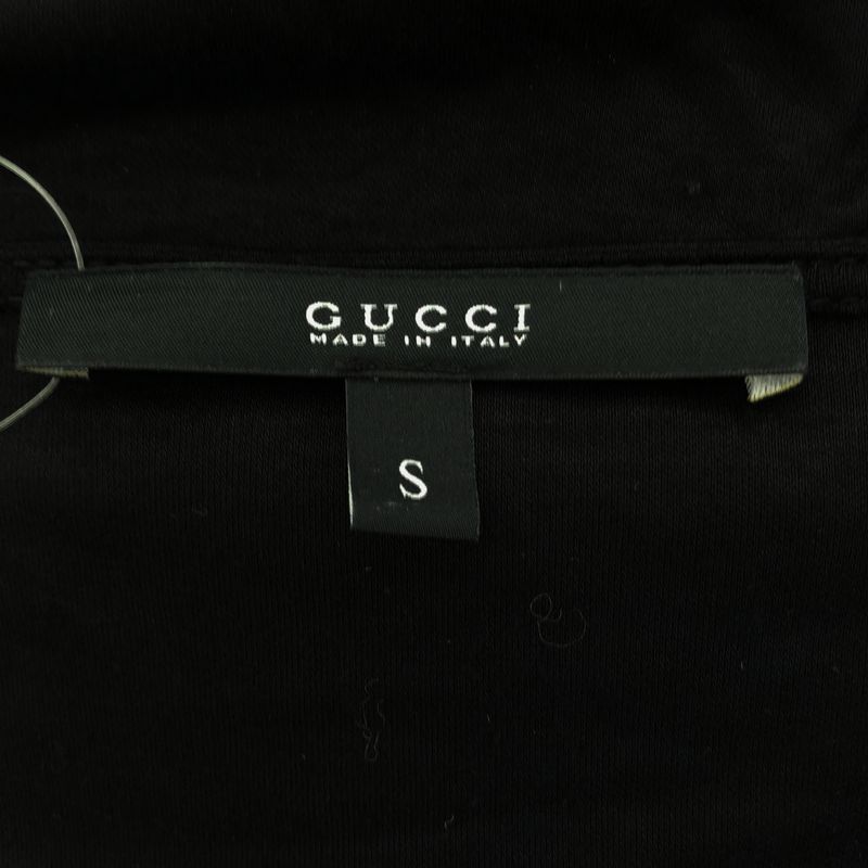 Gucci Sherry Line Ribbon Rayon Top 284477 X6239 Black S