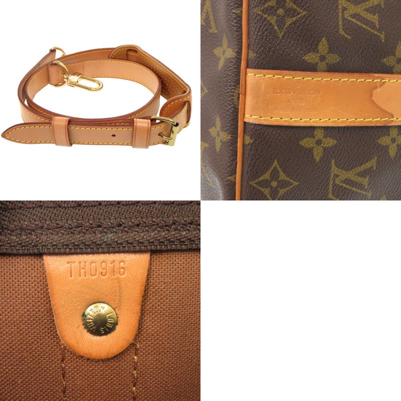 Louis Vuitton Keepall Bandoliere 45 Monogram M41418 Boston Bag LV 1202 Louis