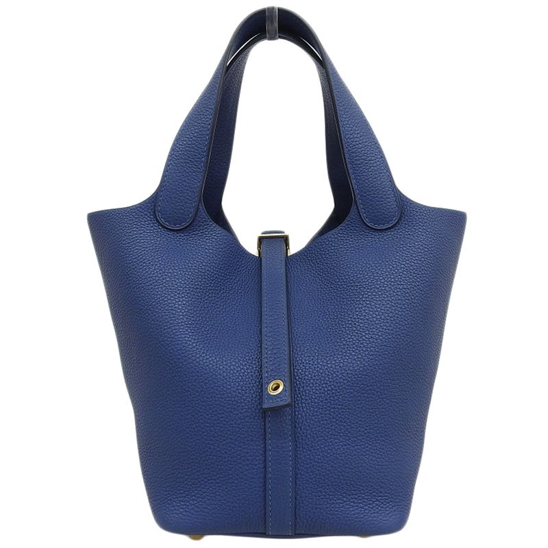 Hermes Taurillon Clemence Picotin Lock PM Handbag