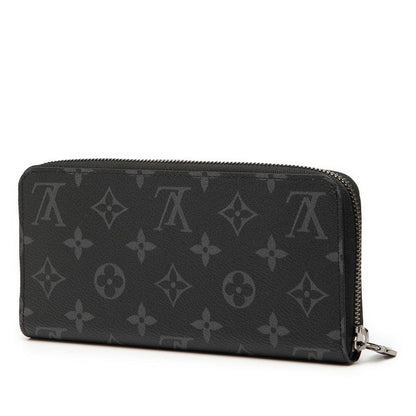 Louis Vuitton Monogram Eclipse Zippy Wallet Horizontal Long Wallet Round Zipper