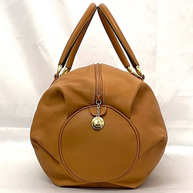 Gucci 2-Way Boston Bag Camel Brown