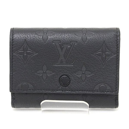 Louis Vuitton Victor Wallet Monogram Shadow Leather Black M12635 Trifold