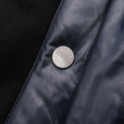Hermes Cashmere Down Vest Cashmere/nylon Black Size 46 Black 0429hermes Men's