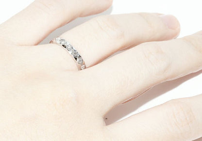 Chanel Ring 18K White Gold 18p(034ct) Diamonds Coco Crush Marriage Ring J11871