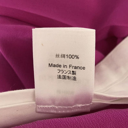 Celine - Phoebe Period Silk Center Press Tapered Pants - 36 - Purple - Women's