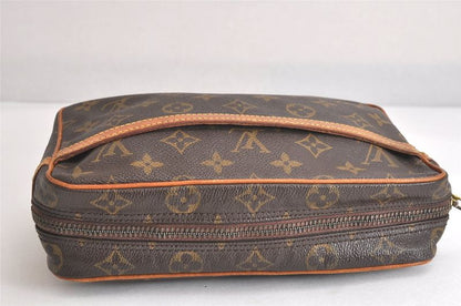 Louis Vuitton Monogram Compiègne 23 Clutch Handbag M51847 Junk 2958n
