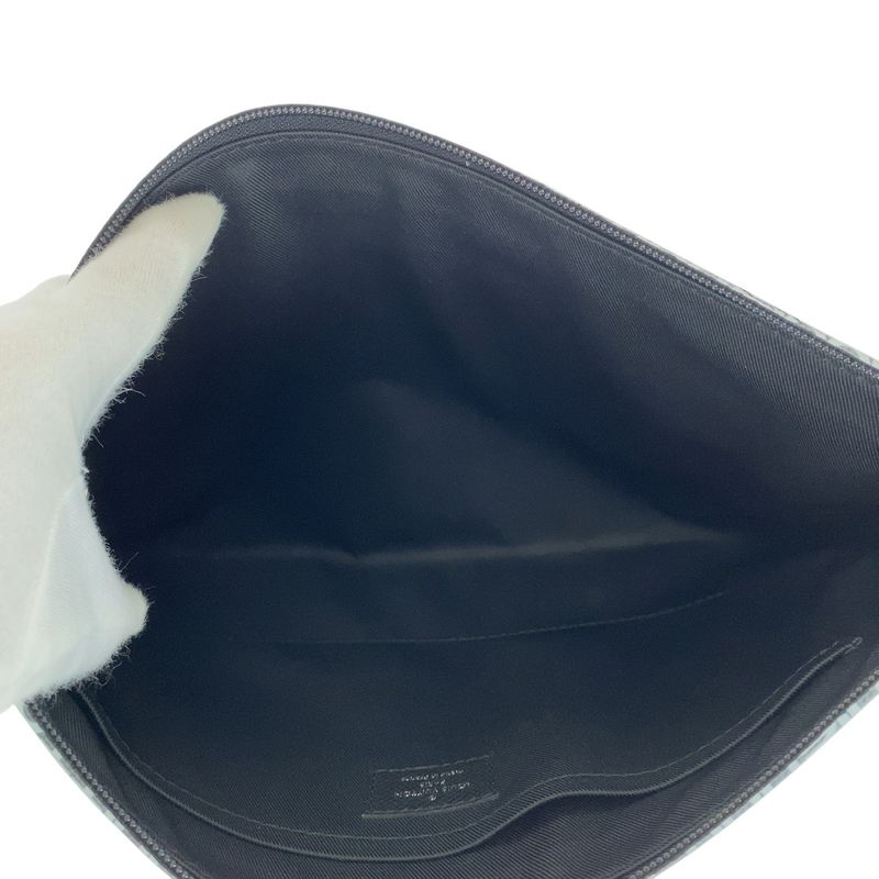 Louis Vuitton Taiga Pochette Apollo Black Silver Hardware Leather M30086 Clutch