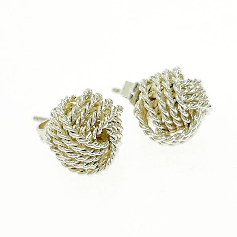 Tiffany & Co Tiffany & Co Silver Somerset Mesh Earrings 2.8g 925 Engraved