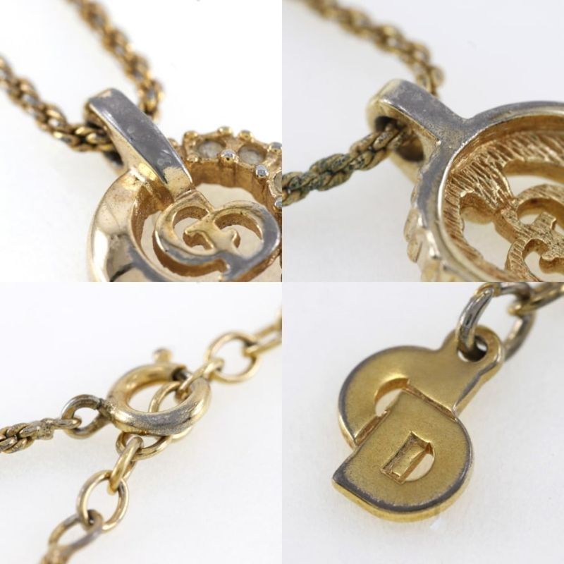 [dior] Christian Dior Gold Plated Ladies 6.7g Necklace