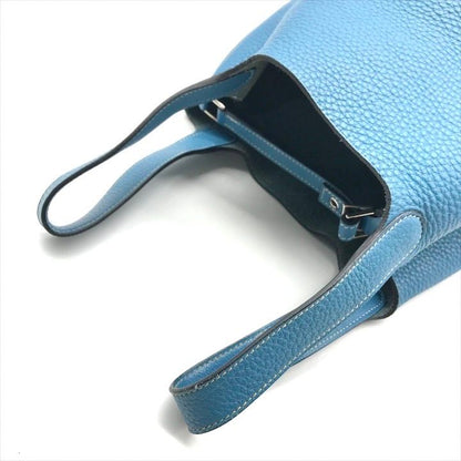 Hermes Picotin Blue Jean Hand Bag Leatheed Bag Jeans