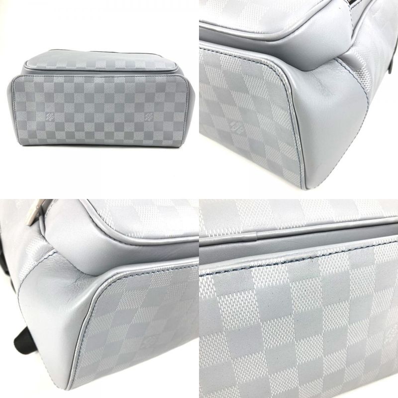 Louis Vuitton Backpack Sac Backpack N40096 Damier Infini Leather Gris Silver