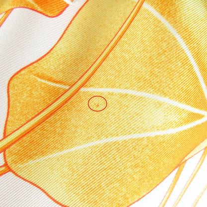 Hermes Vintage Les Capucines Golden Lotus Flower 100% Silk Margiela Period