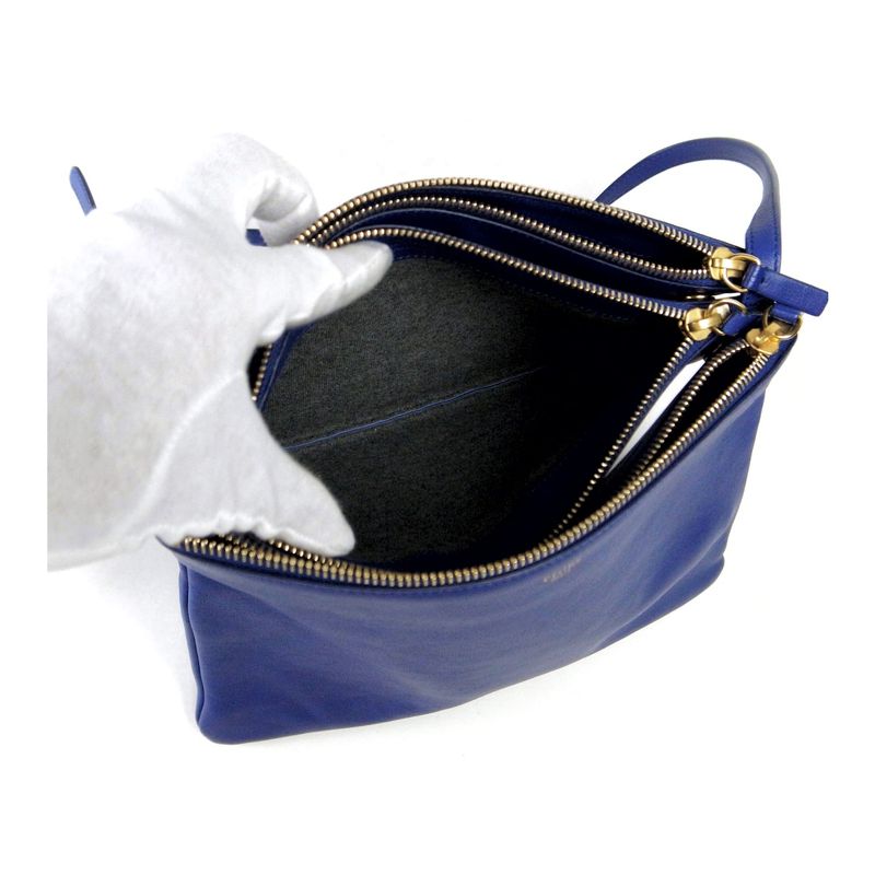 Celine Trio Shoulder Bag Women's Purple Pawnshop Listing