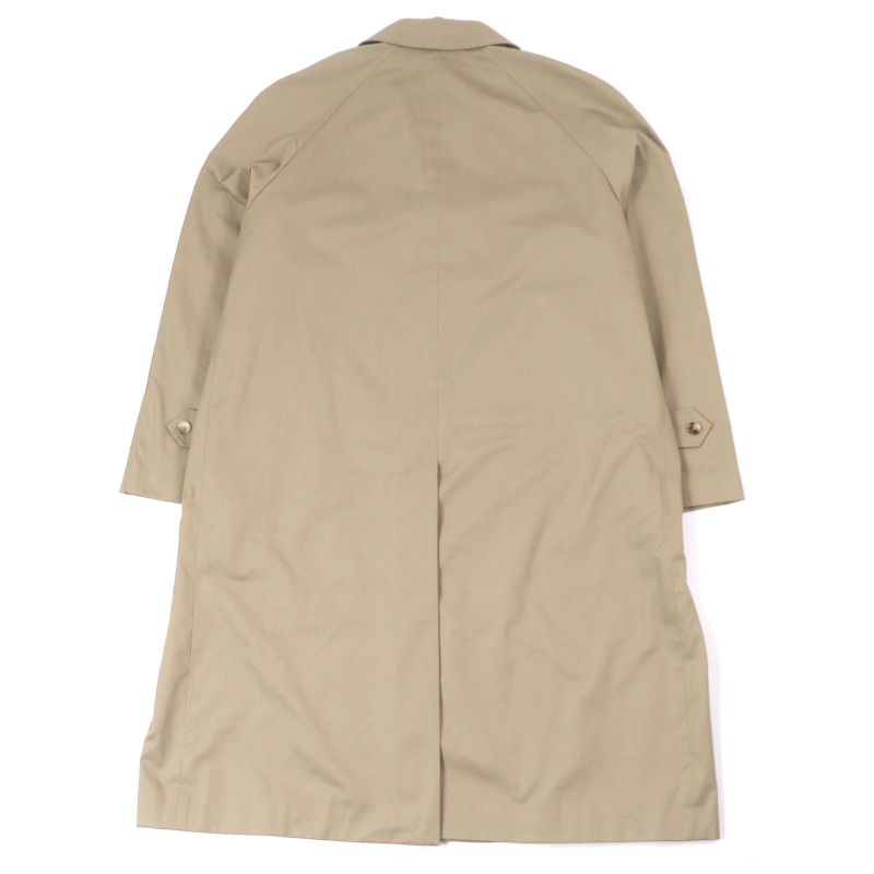 Celine 2m82a004n Technical Cotton Oversized Mack Coat Beige 46 Made In Italy