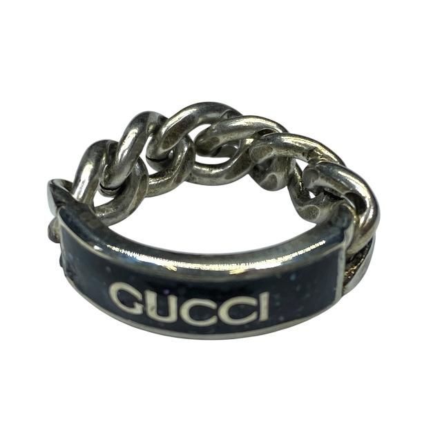 Gucci 678711 Ring Chain Ring Accessories Jewelry Small Item Logo Sv925 Silver
