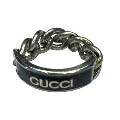 Gucci 678711 Ring Chain Ring Accessories Jewelry Small Item Logo Sv925 Silver