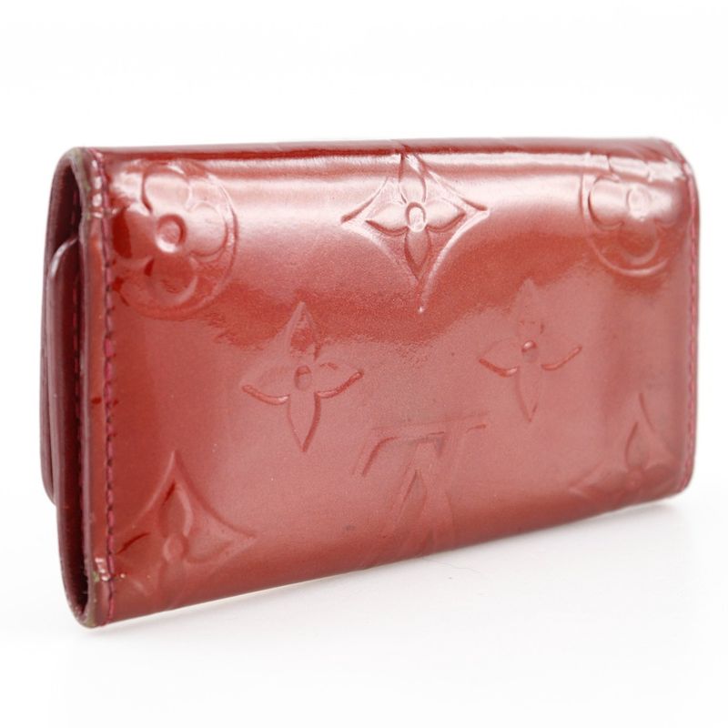 Louis Vuitton Multicles 4 M91976 Monogram Vernis Pomme D'amour Red Ts2112