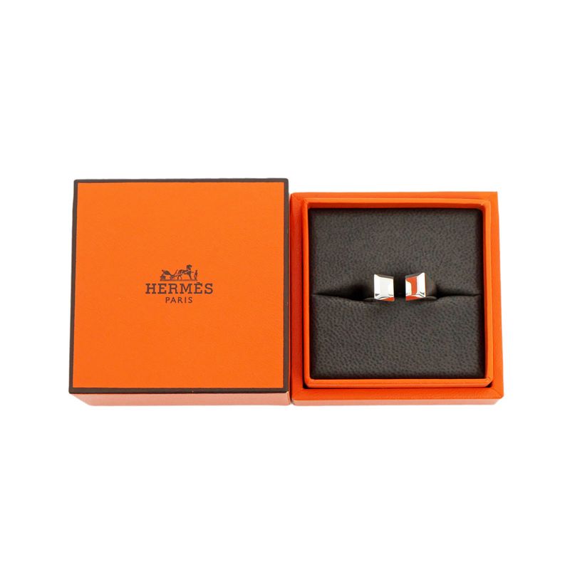 Hermes Ring Cru-deforge GM Size 55ag925 Silva - Accessories - Ring