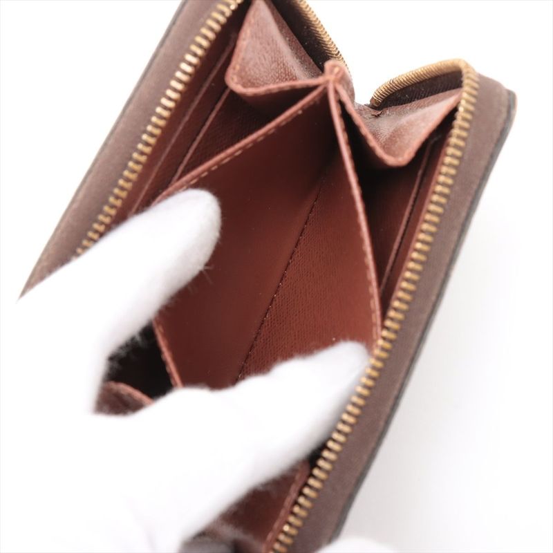 Louis Vuitton Monogram Zippy Coin Purse Zippy Wallet Round Zip Compact Wallet