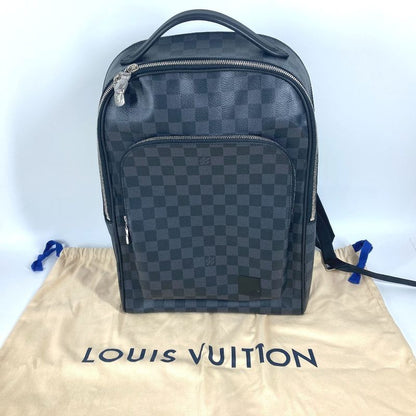Louis Vuitton Backpack Sac Avenue Backpack N40499 Damier Graphite Canvas Black