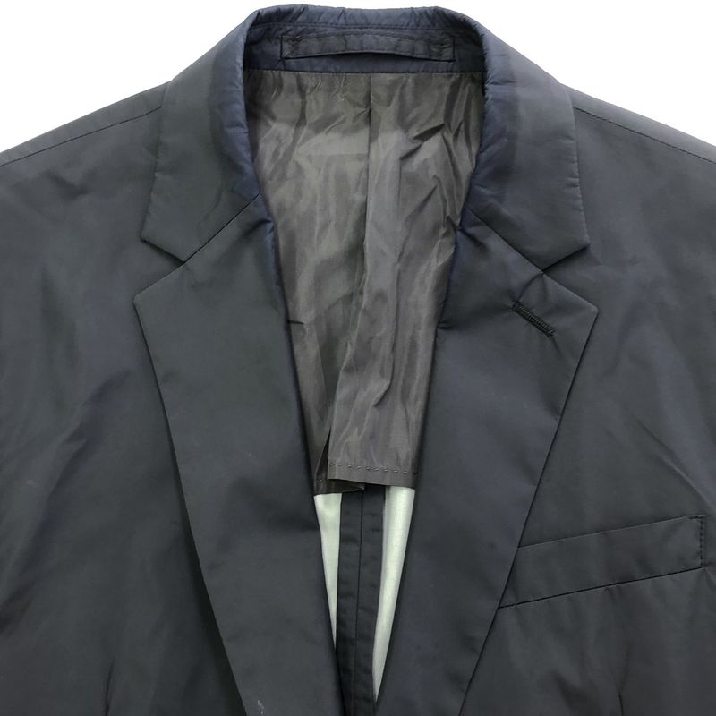 Prada Nylon 2b Tailored Jacket Sd010 Blue-Gray 48