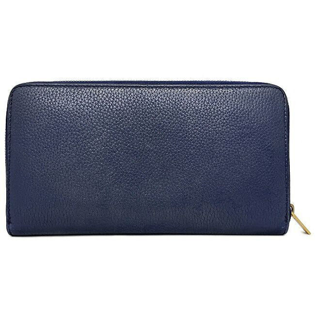 Celine Round Zipper Long Wallet Blue 103973xfl.07in