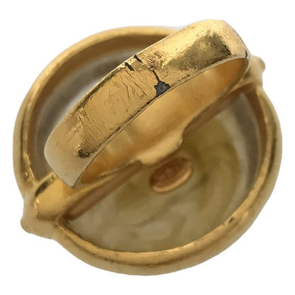 Chanel - Coco Mark Gold 99A Gripoa Candy Stone Ring - Gold - Women's