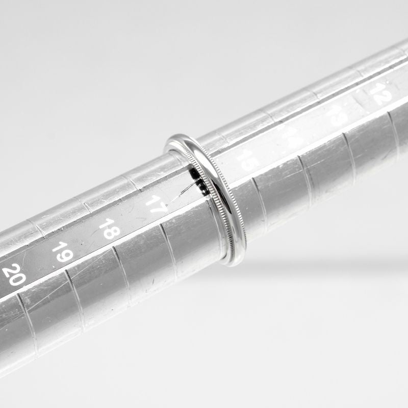 Tiffany & Co Together Millegrain Band 3mm (0.12in) Model Pt950platinum #16