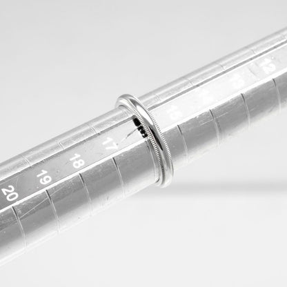 Tiffany & Co Together Millegrain Band 3mm (0.12in) Model Pt950platinum #16