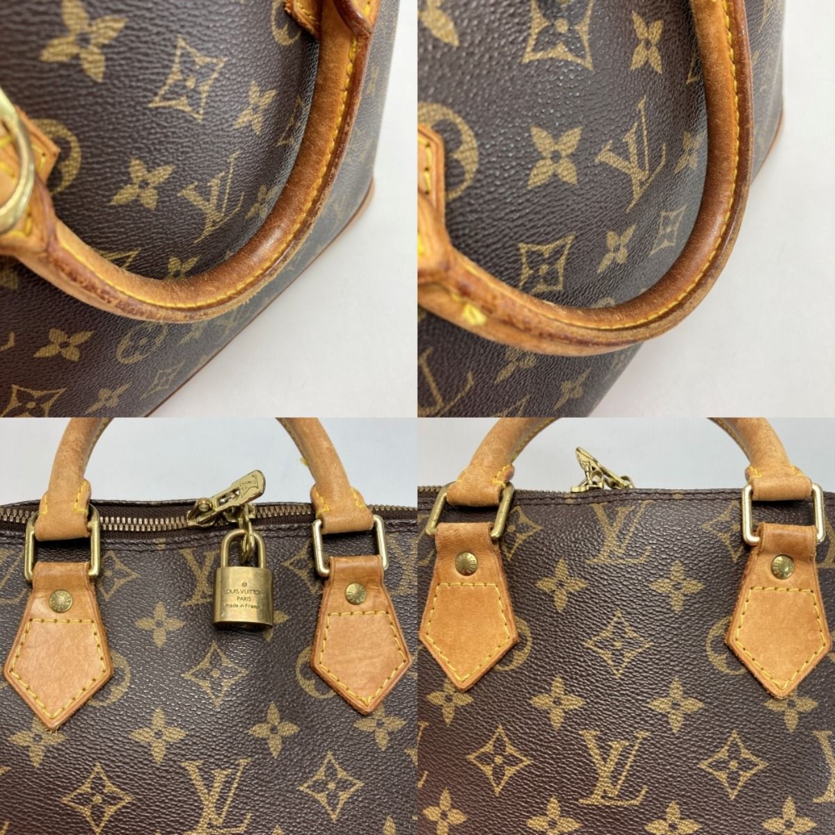 Louis Vuitton Monogram Alma M51130 Handbag with Padlock