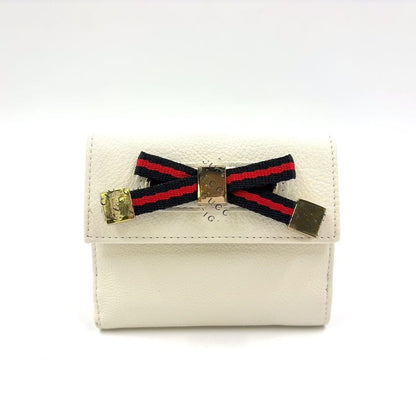 Gucci GG Canvas Printhie Sherry Line W Hook Wallet Leather X Canvas Off White X