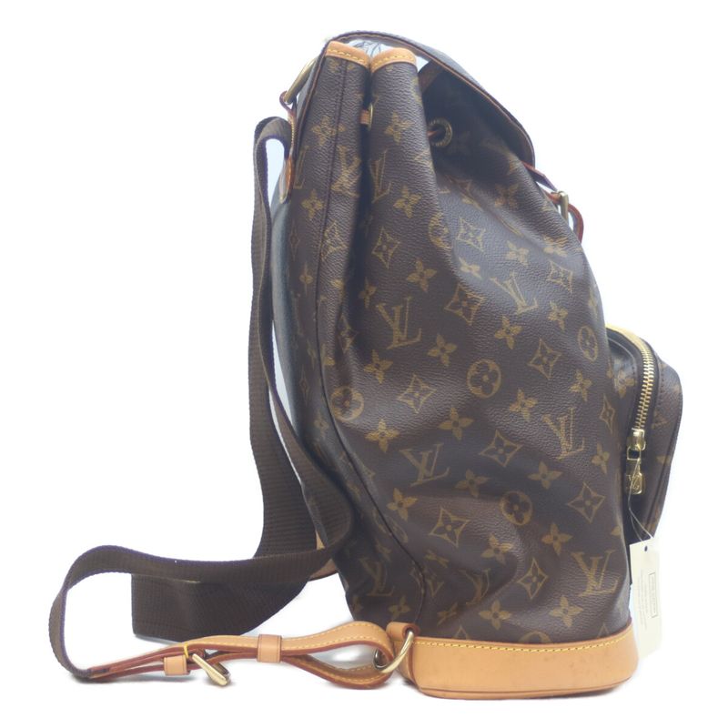 Louis Vuitton 00 M51135 Monogram Montsourisgm Backpack Daypack Brown Women