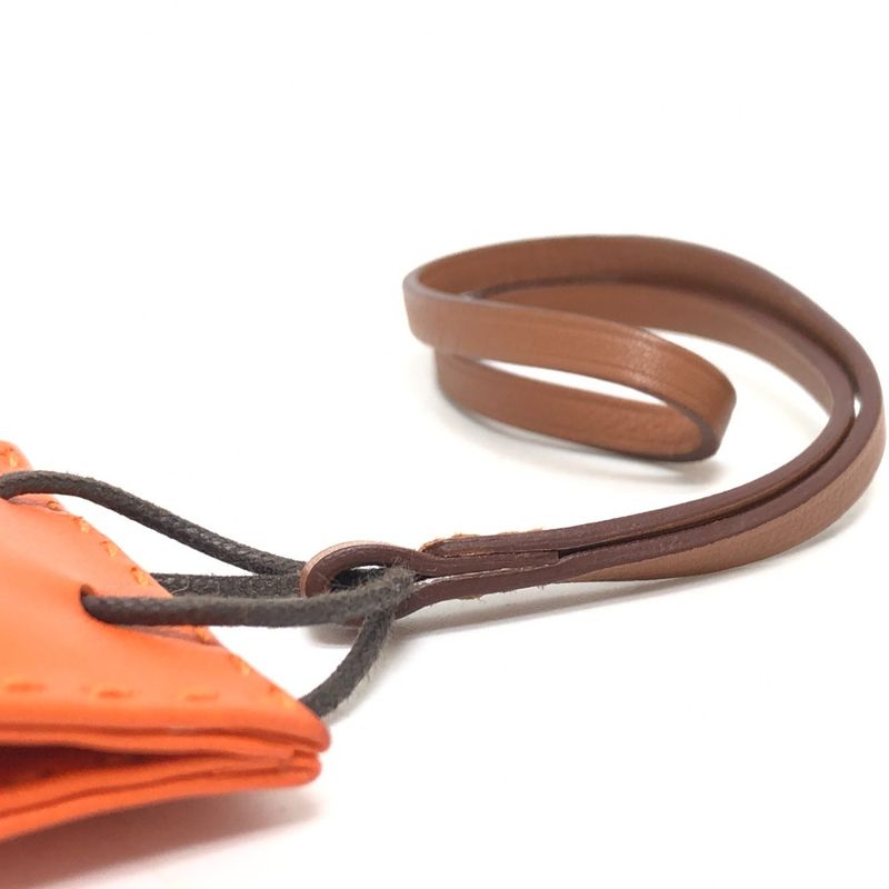 Hermes Bag Charm Sac Oranje Anjomiro Fou Orange