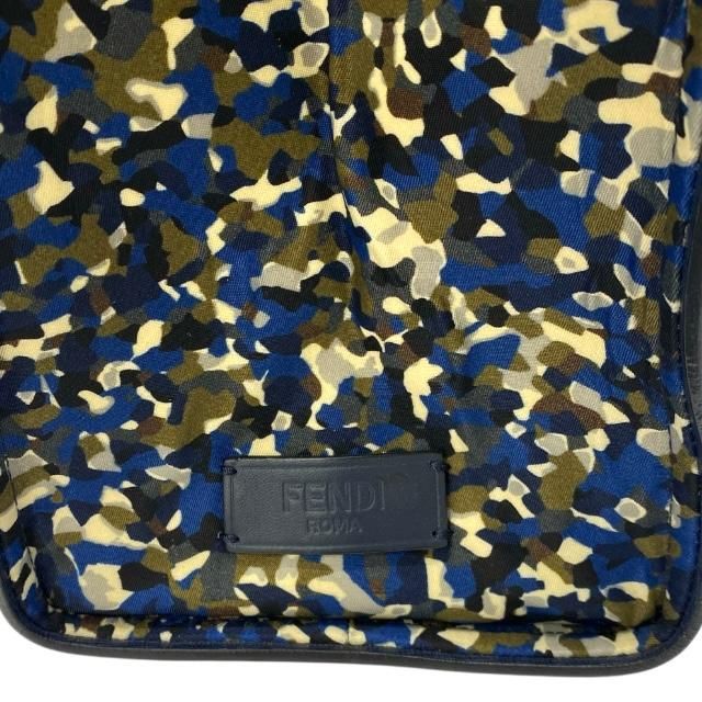 Fendi 7va367 Monster Bugs Eye Tote Handbag Shoulder Bag Total Nylon Multicolor