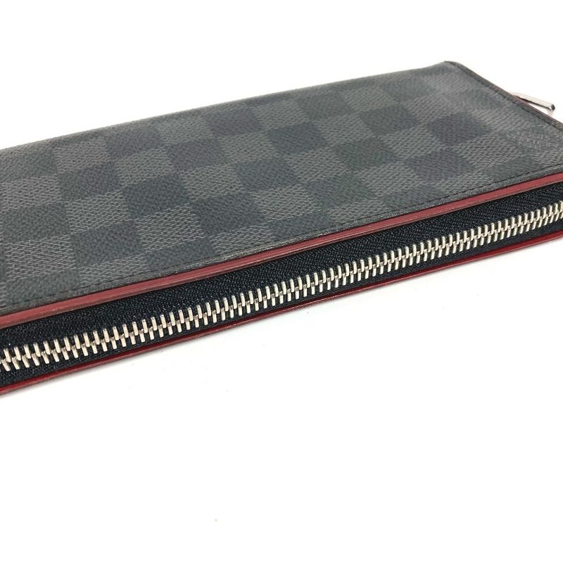 Louis Vuitton Long Wallet Zippy Wallet Vertical N63304 Damier Graphite Canvas