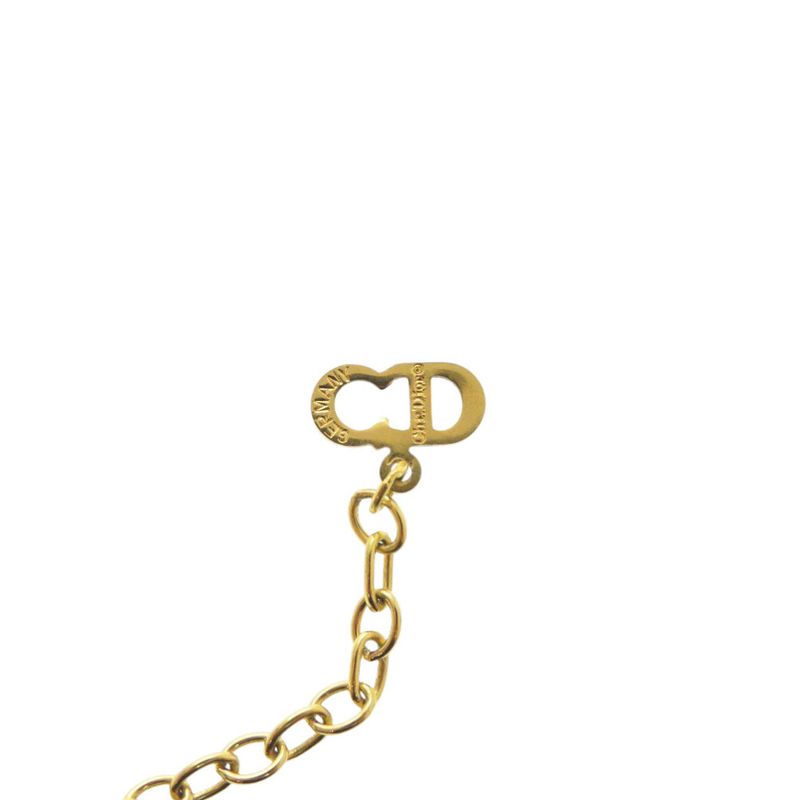Dior Heart Metal Gold Necklace 0654 Dior
