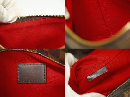 Authentic Louis Vuitton LV Bloomsbury PM Damier Ebène Shoulder Bag Pochette