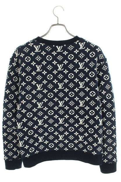 Louis Vuitton 21SS Rm211q TCJ Hiy53w Full Monogram Jacquard Crewneck Sweatshirt