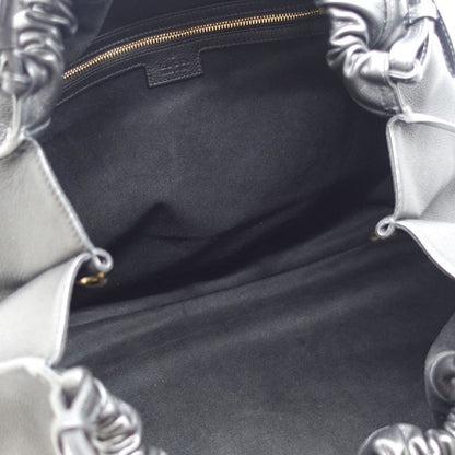 Gucci Blondie 2WAY Bag Hand Shoulder - 747372 Leather RFID Black Gold