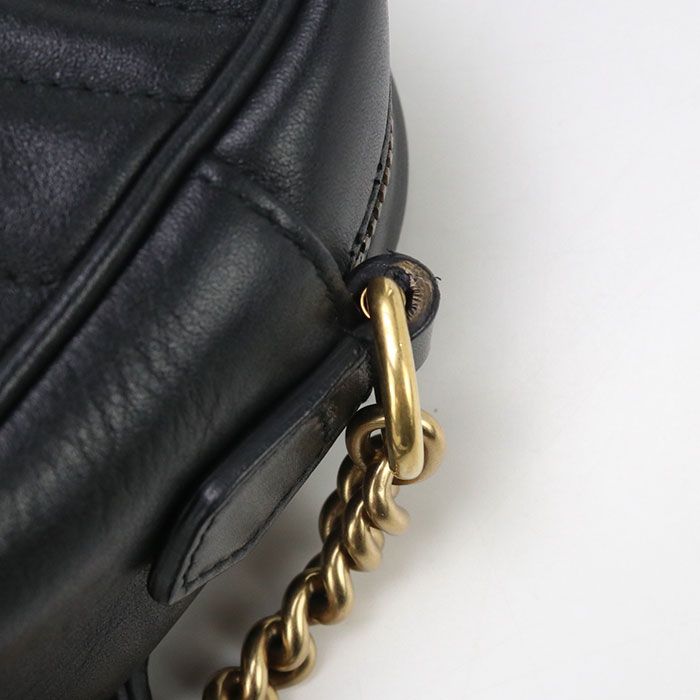 Gucci Small Camera Bag GG Marmont 447632 Shoulder Bag Leather Women