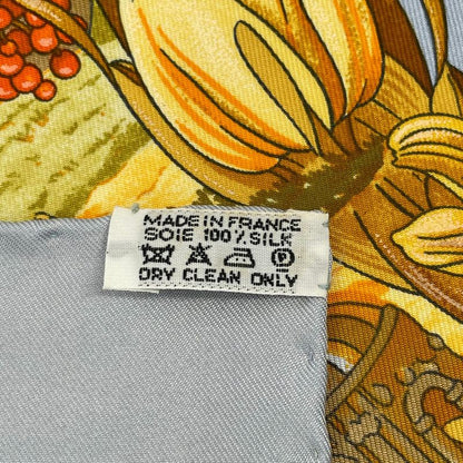 Hermes Scarf Carre 90 Silk Au Pays De Cocagne In Paradise Multicolor With Box