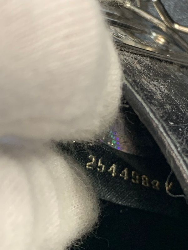 1991bvlgari Key Case 6-Stacks Weekend Silver Hardware Gray Pre-Owned