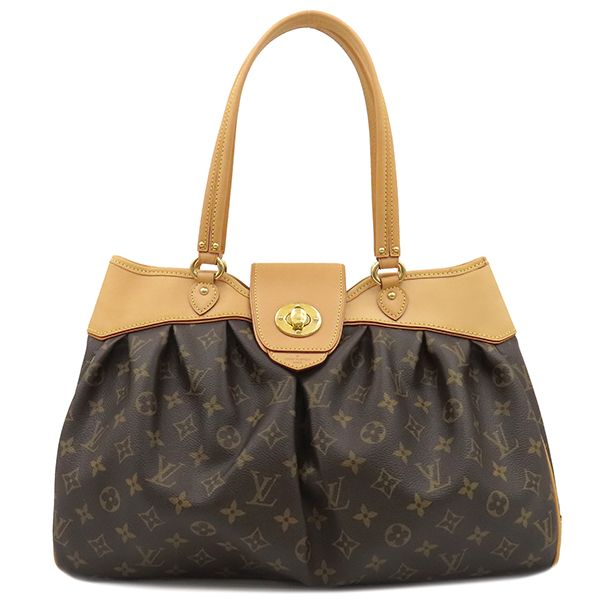Louis Vuitton Tote Bag Boesi MM Monogram Canvas Monogram Gold Hardware Brown