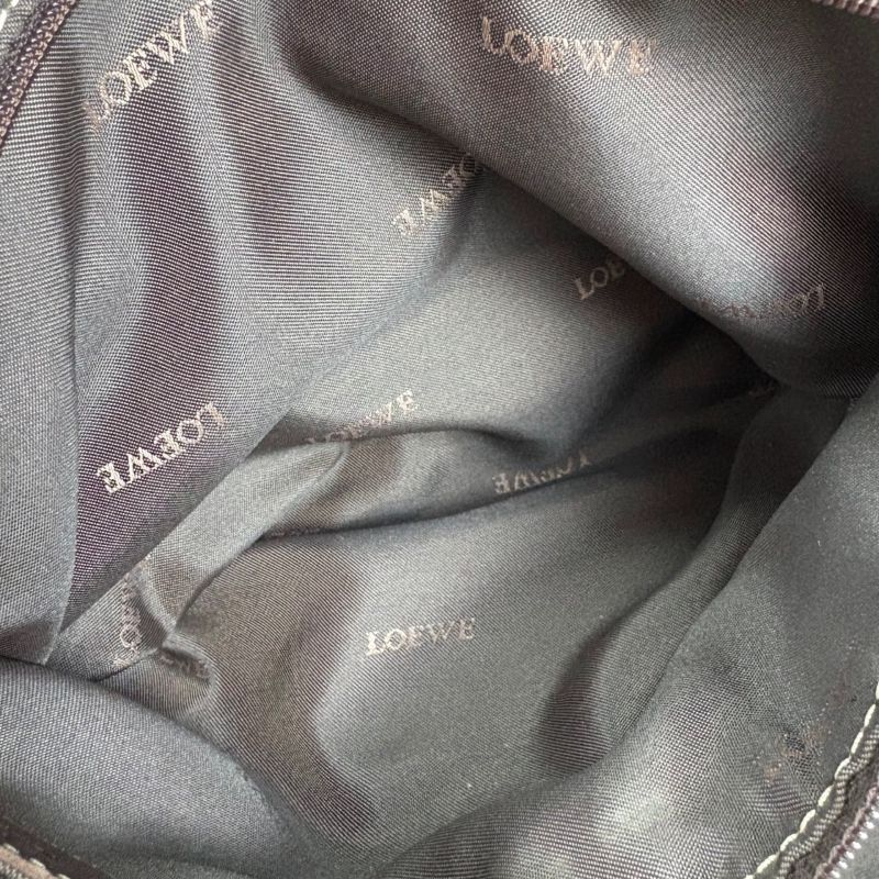 Loewe Amazona 36 Handbag Mini Boston Bag Anagram Logo Stitching Gold Nappaleathe