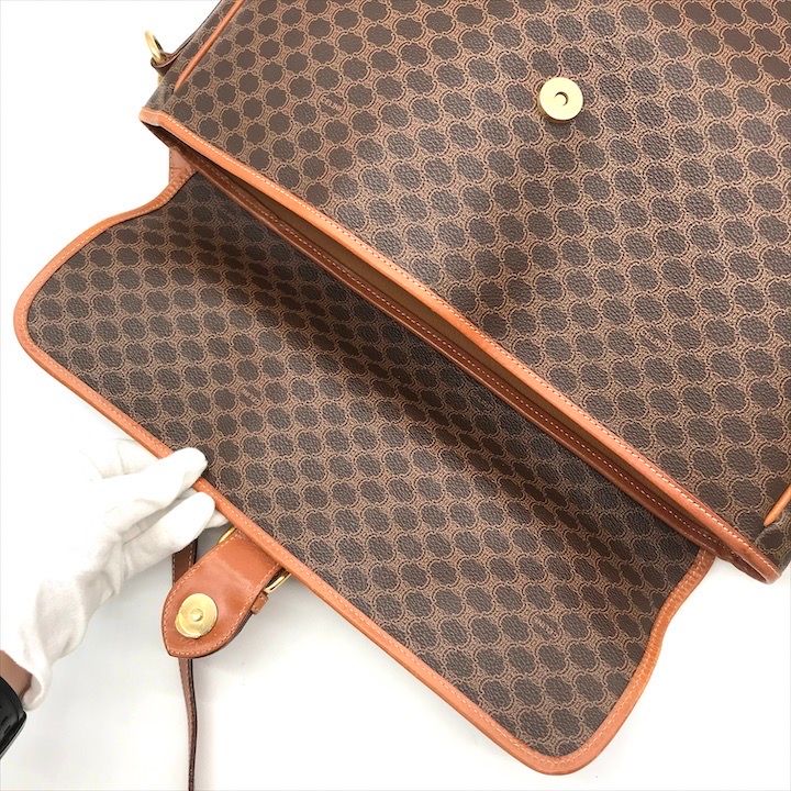 Celine Macadam Triomphe 2-Way Bag Brown