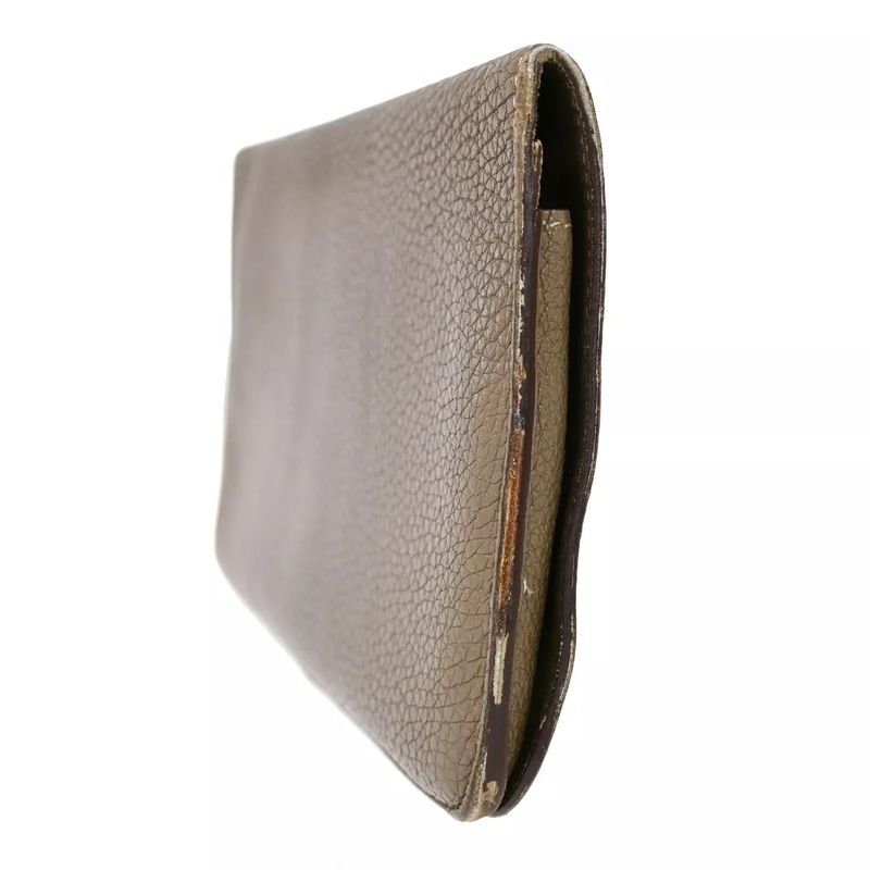 Hermes Dogon GM Togo Bi-color Beige Silver Hardware Stamped □M (2009) Long