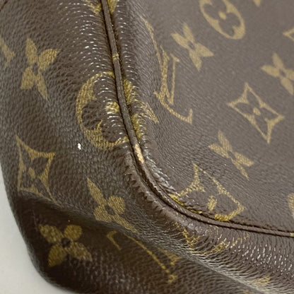 Louis Vuitton Pouch Monogram Trousse Toilette 28 M47522 Brown Women's