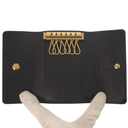 Louis Vuitton Multicles 6 Epi M63812 Epi Leather Black 6-rib Key Case Black LV
