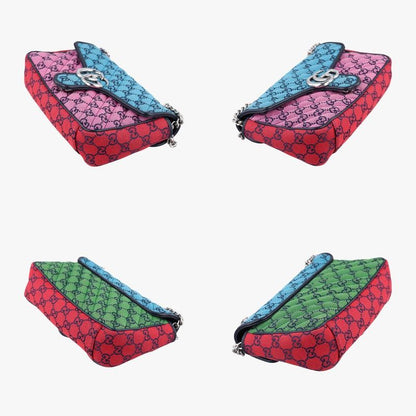 Guccigg Marmont Red X Blue X Pink Fabric 443497 G034759121