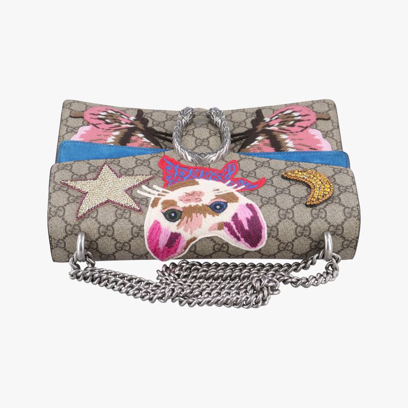 Gucci Dionysus Beige And Multicolor PVC Coated Canvas 403348 H019984295